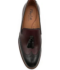 Flag LTD. Men's Kent Leather Wing Tip Tassel Loafers