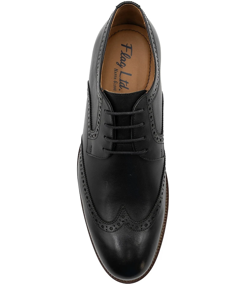 Flag LTD. Men's Kent Leather Wingtip Brogue Dress Oxfords