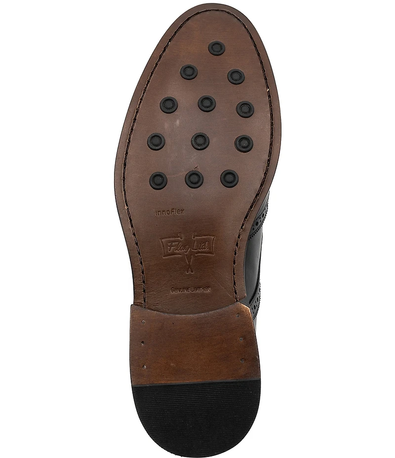 Flag LTD. Men's Kent Leather Wingtip Brogue Dress Oxfords