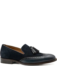 Flag LTD. Men's Kent Suede Wingtip Tassel Loafers