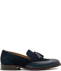 Flag LTD. Men's Kent Suede Wingtip Tassel Loafers