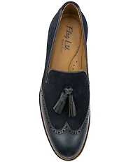 Flag LTD. Men's Kent Suede Wingtip Tassel Loafers