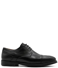 Flag LTD. Men's Marcus Leather Brogue Detail Cap Toe Dress Oxfords