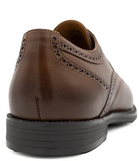 Flag LTD. Men's Marcus Leather Brogue Detail Cap Toe Dress Oxfords