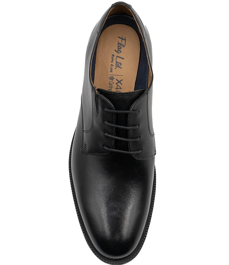 Flag LTD. Men's Marcus Leather Plain Toe Lace Up Dress Oxfords
