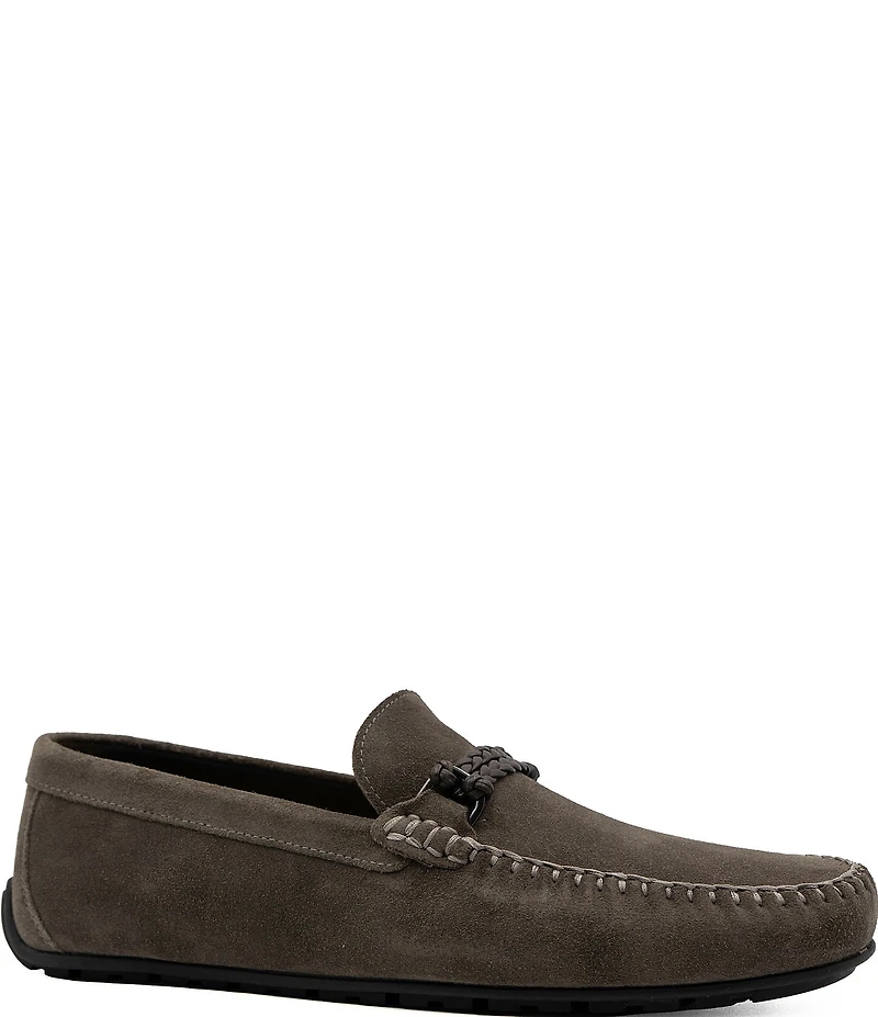 Flag LTD. Men's Mario Braid Bit Suede Loafer Drivers