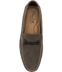 Flag LTD. Men's Mario Braid Bit Suede Loafer Drivers