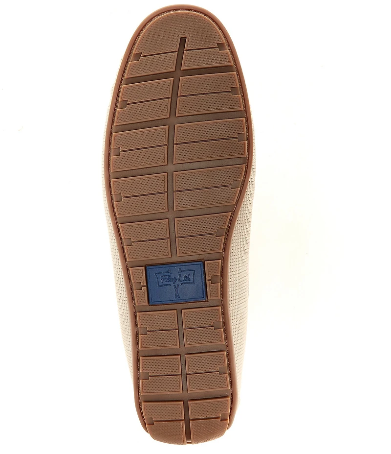 Flag LTD. Men's Mario Embossed Leather Penny Loafer Drivers