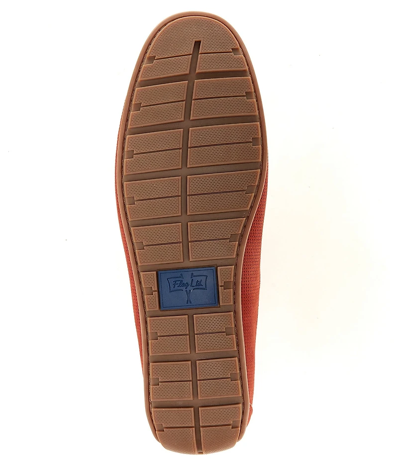 Flag LTD. Men's Mario Embossed Leather Penny Loafer Drivers