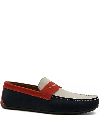 Flag LTD. Men's Mario Leather Patriot Penny Loafer Drivers