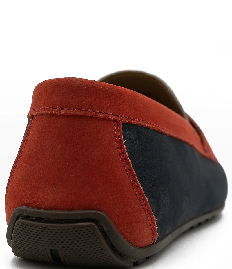 Flag LTD. Men's Mario Leather Patriot Penny Loafer Drivers