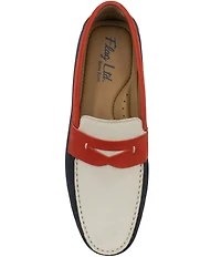 Flag LTD. Men's Mario Leather Patriot Penny Loafer Drivers