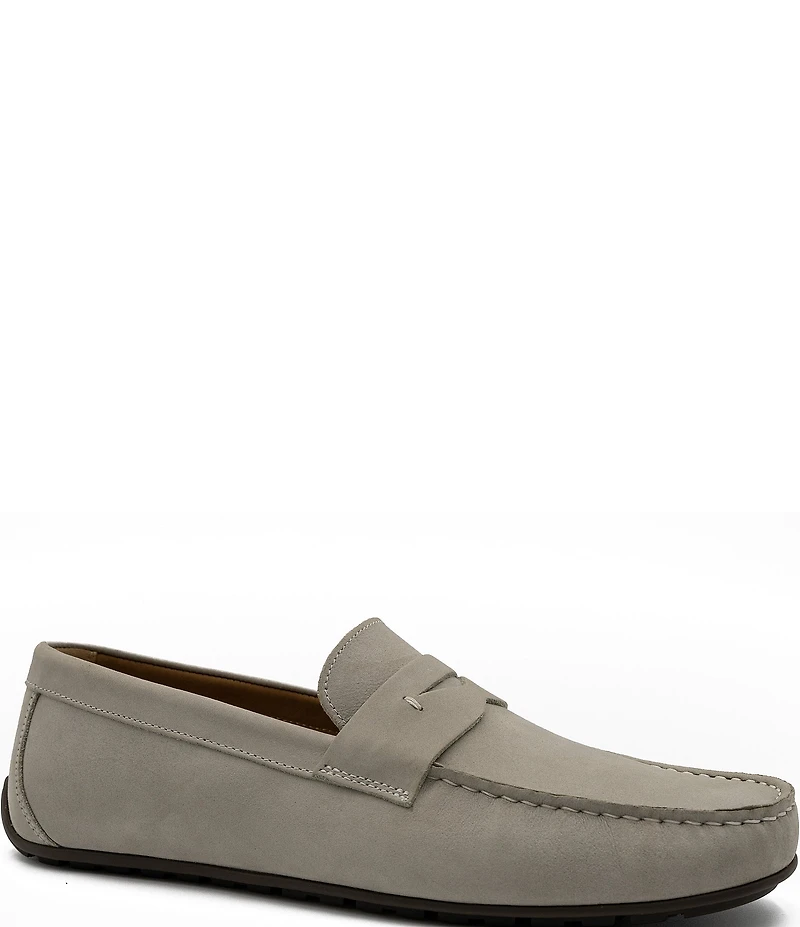 Flag LTD. Men's Mario Nubuck Leather Penny Loafer Drivers