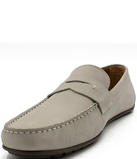 Flag LTD. Men's Mario Nubuck Leather Penny Loafer Drivers