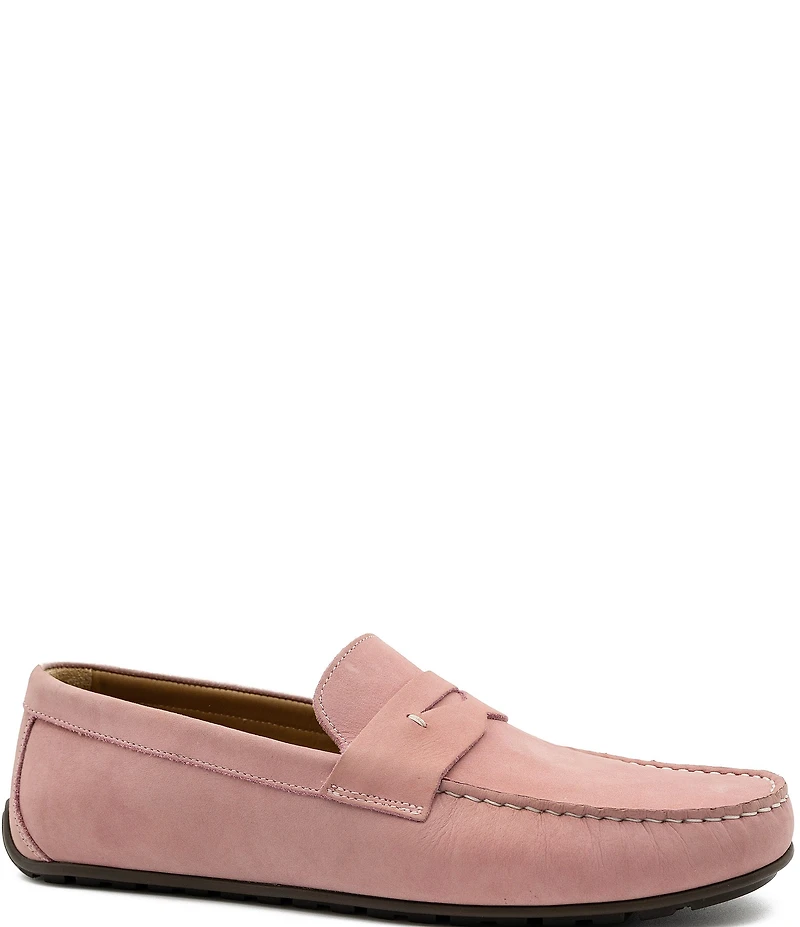 Flag LTD. Men's Mario Nubuck Leather Penny Loafer Drivers
