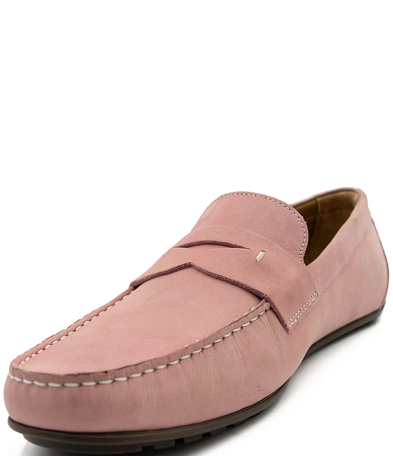 Flag LTD. Men's Mario Nubuck Leather Penny Loafer Drivers