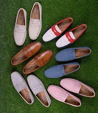 Flag LTD. Men's Mario Nubuck Leather Penny Loafer Drivers