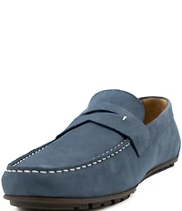 Flag LTD. Men's Mario Nubuck Leather Penny Loafer Drivers