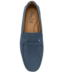 Flag LTD. Men's Mario Nubuck Leather Penny Loafer Drivers