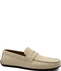 Flag LTD. Men's Mario Nubuck Leather Penny Loafer Drivers