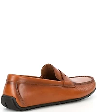 Flag LTD. Men's Mario Leather Driver Penny Loafers