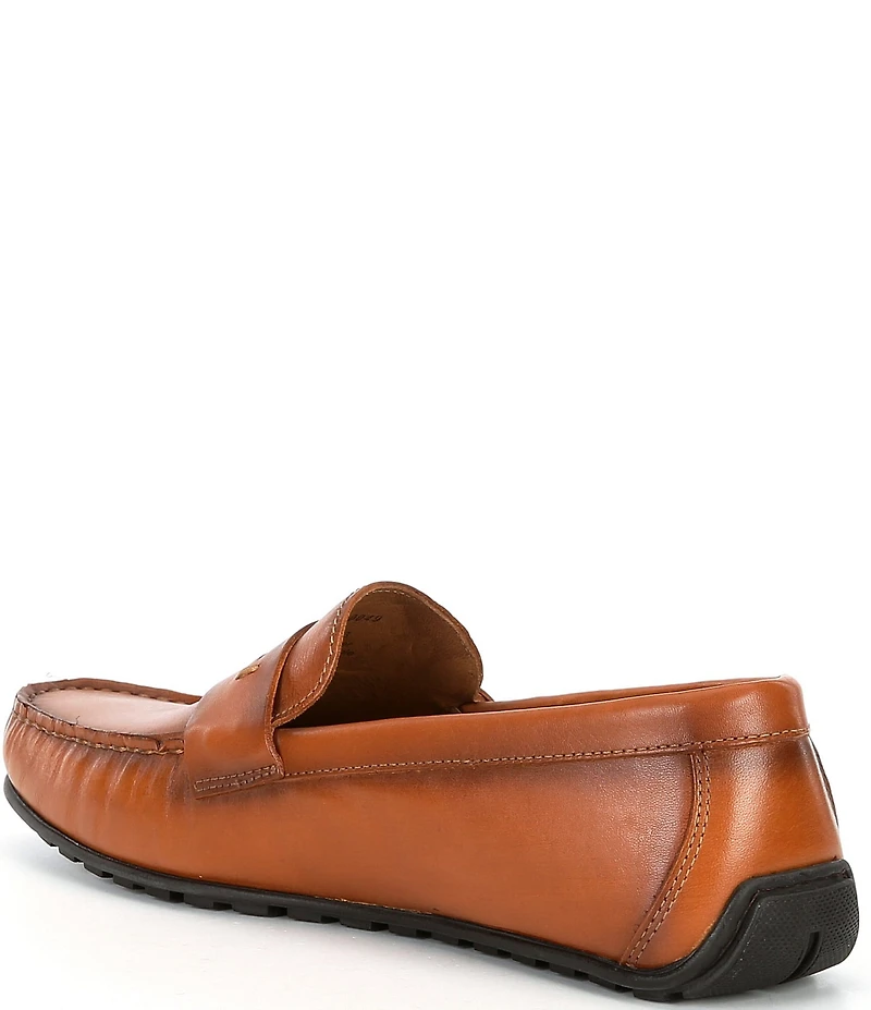 Flag LTD. Men's Mario Leather Driver Penny Loafers