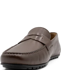 Flag LTD. Men's Mario Leather Driver Penny Loafers