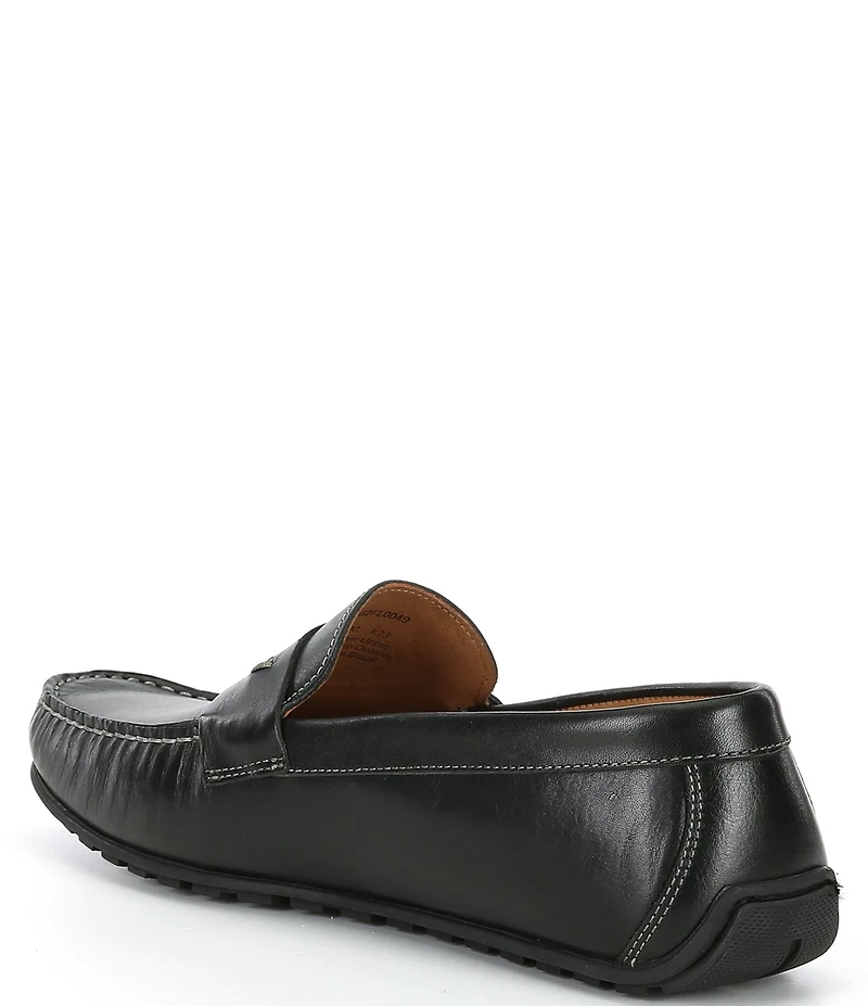 Flag LTD. Men's Mario Leather Driver Penny Loafers