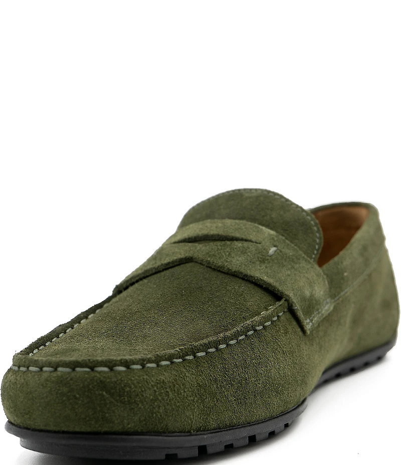 Flag LTD. Men's Mario Suede Driver Penny Loafers