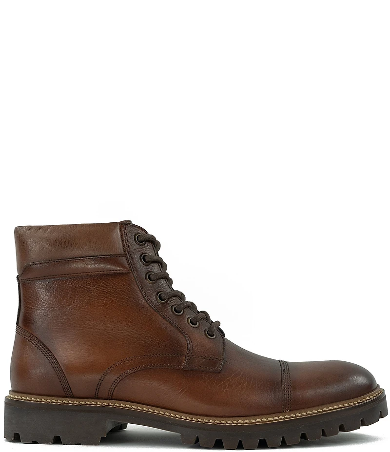 Flag LTD. Men's Marsen Cap Toe Leather Lace-Up Hiker Boots