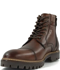 Flag LTD. Men's Marsen Cap Toe Leather Lace-Up Hiker Boots
