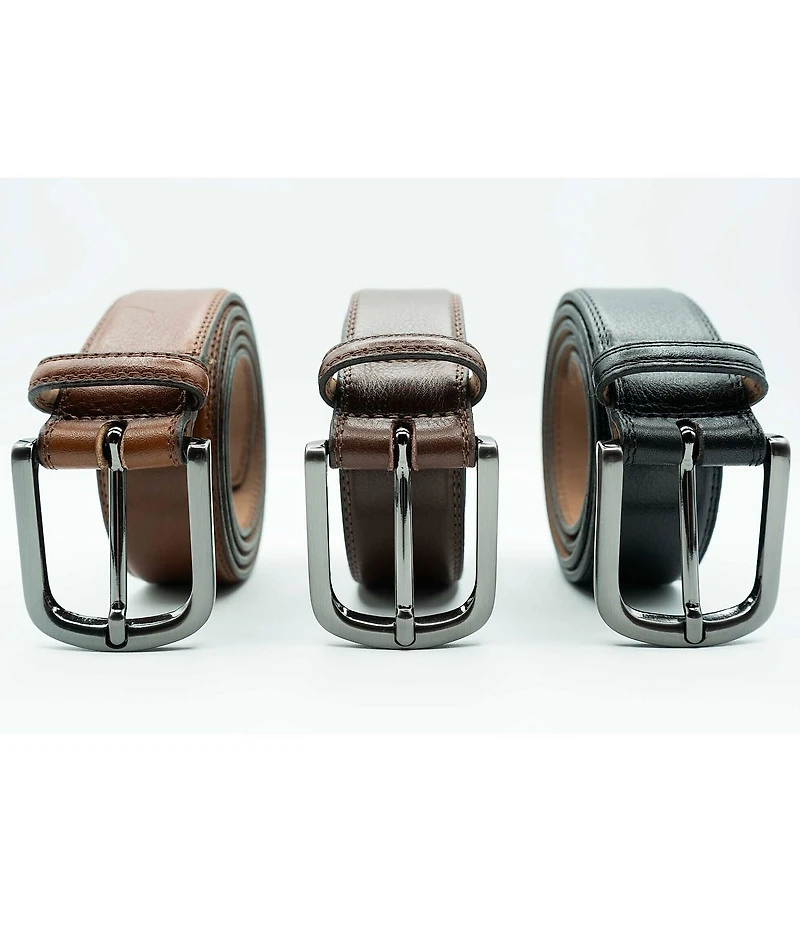 Flag LTD. Men's Monroe Tumbled Leather Belt