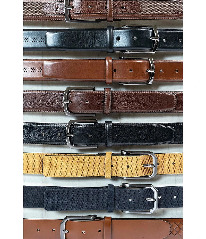 Flag LTD. Men's Monroe Tumbled Leather Belt