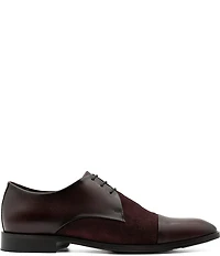 Flag LTD. Men's Nathan Cap Toe Leather and Suede Combination Dress Oxfords