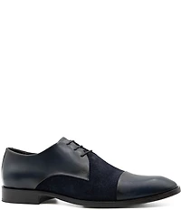 Flag LTD. Men's Nathan Cap Toe Leather and Suede Combination Dress Oxfords