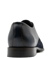 Flag LTD. Men's Nathan Cap Toe Leather and Suede Combination Dress Oxfords