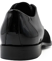Flag LTD. Men's Nathan Cap Toe Leather and Velvet Combination Dress Oxfords