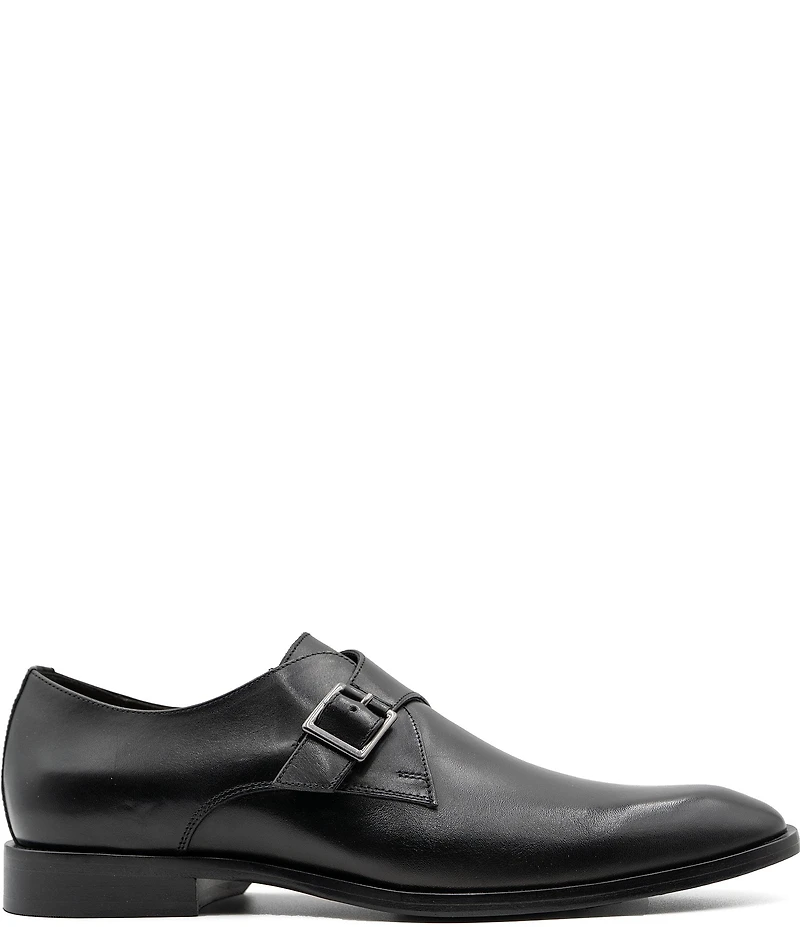 Flag LTD. Men's Nathan Monk Strap Leather Dress Oxfords