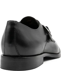 Flag LTD. Men's Nathan Monk Strap Leather Dress Oxfords