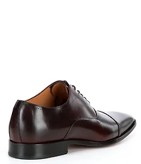 Flag LTD. Men's Noble Leather Brogue Detail Cap Toe Dress Shoes