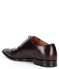 Flag LTD. Men's Noble Leather Brogue Detail Cap Toe Dress Shoes