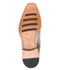Flag LTD. Men's Noble Leather Brogue Detail Cap Toe Dress Shoes