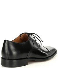 Flag LTD. Men's Noble Leather Brogue Detail Cap Toe Dress Shoes