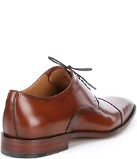 Flag LTD. Men's Noble Leather Brogue Detail Cap Toe Dress Shoes