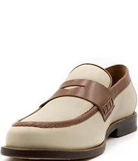 Flag LTD. Men's Rowen Colorblock Leather Penny Loafers