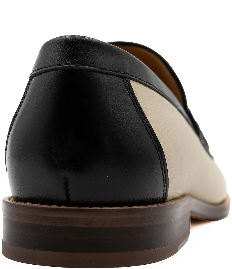 Flag LTD. Men's Rowen Colorblock Leather Penny Loafers