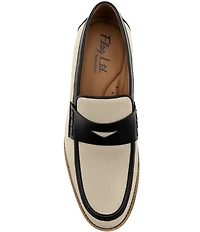 Flag LTD. Men's Rowen Colorblock Leather Penny Loafers