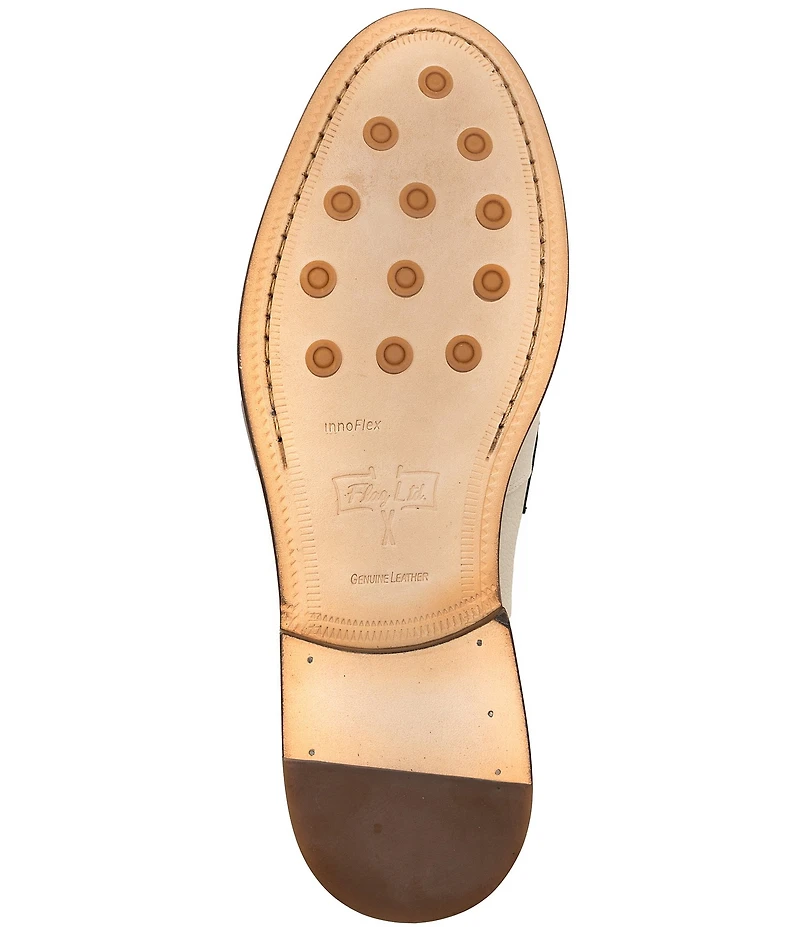 Flag LTD. Men's Rowen Colorblock Leather Penny Loafers