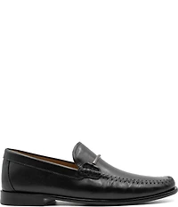 Flag LTD. Men's Vincent Leather Bar Hardware Slip On Loafers