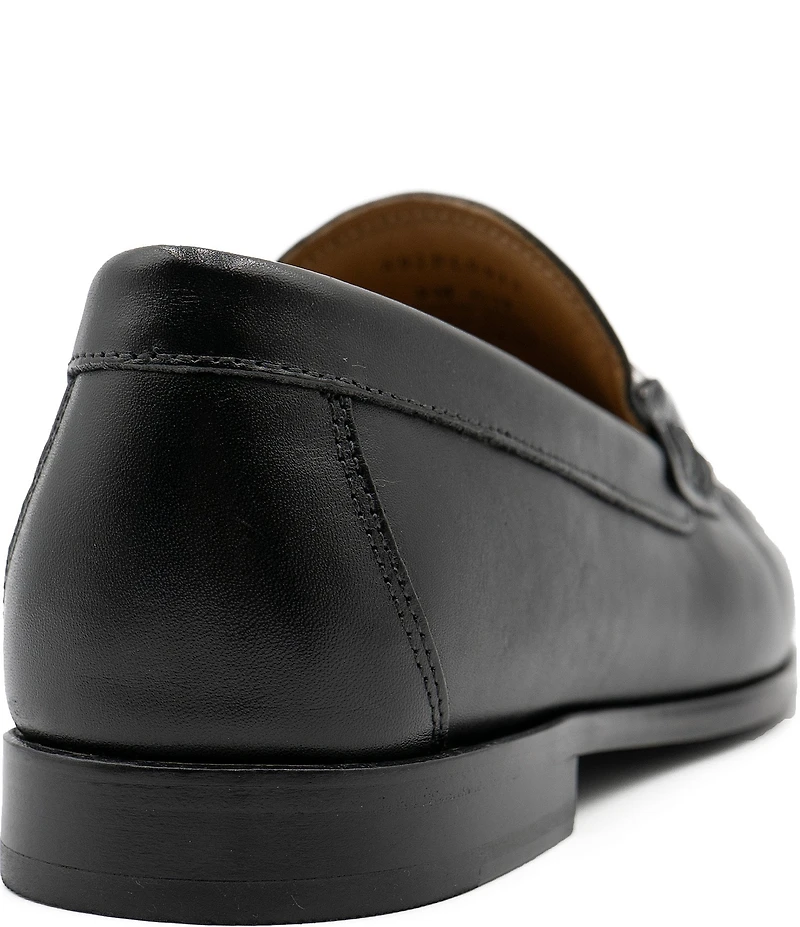 Flag LTD. Men's Vincent Leather Bar Hardware Slip On Loafers